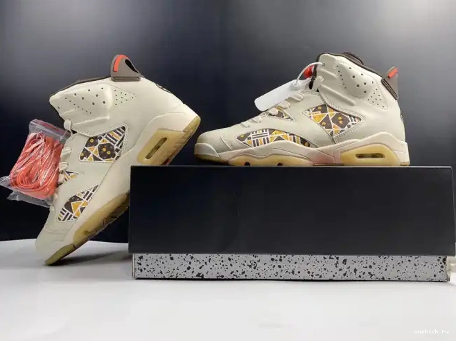 Chep Onekick Sail Jordan 6 Quai54 Retro (2020) Brown AIR CZ4152-100 0430